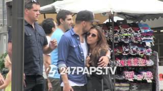 (Exclusive) Liam Payne with GirlFriend Sophia Smith strolling On 5th ave in NYC 08-03-14