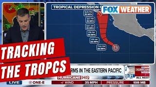 Tracking The Season's First Tropical Depression In The Eastern Pacific