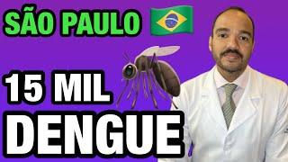 Cidade de SP registra quase 15 mil casos de dengue em 2023, a maior quantidade desde 2019