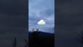 It's rainy#mountains #rain #clouds #cold #morning #nature #village #shorts #short #shortvideo