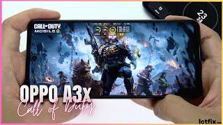 Oppo A3x Call of Duty Mobile Gaming test CODM | Snapdragon 6s Gen 1, 90Hz Display