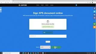 How to sign your XPS documents online