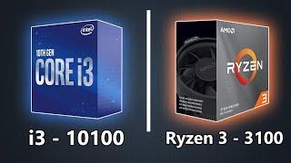 is Intel Core i3 10100 Worth Buying ? Intel Core i3 10100 vs Ryzen 3 3100 - Which is Best ?