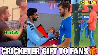 10 Famous Cricketers Who Gave Special Gifts To Their Fans | Virat Kohli, Babar Azam, Bumrah