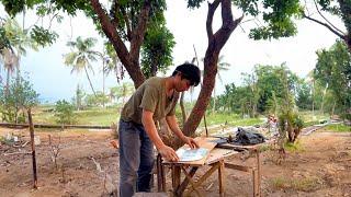 The toilet is being completed today. Renovating the old house episode 31, My Country Life