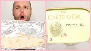 Fetarulla ja Carte d'or pistaasijäätelö | MUKBANG