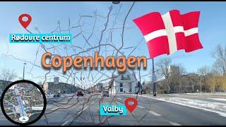 Driving inside the Copenhagen City   | Vigerslev st. Valby - Rodøvre Centrum | Beautiful CPH