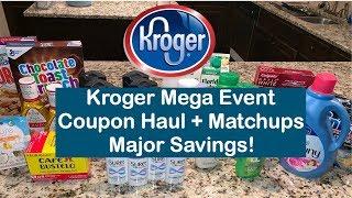 Kroger Mega Event | Buy 5, Save $5 | Couponing Haul + Matchups