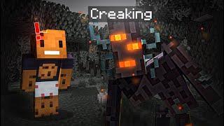 so the creaking was just added into minecraft