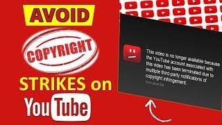 How to NOT Get Copyrighted on YouTube  Avoid Copyright Strikes