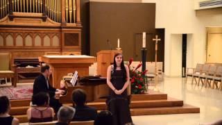 May 4, 2015 SJU Summer Recital Una Voce Poco Fa, Katherine Dodel