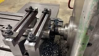 Facing and Heavy Drilling on the Horizontal Boring Mill