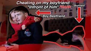 flirting with my boy best friend IN FRONT of my boyfriend.. *prank*