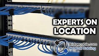 Onsite Data Network Cabling Installation with BridgeCable.com | Fiber and Industrial Wiring in PA