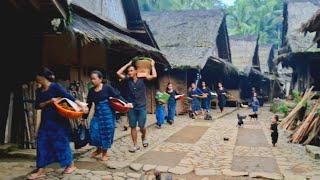 Unik Banget, Beginilah Persiapan Pernikahan Di Baduy. Seperti Suasana Pedesaan Jaman dulu