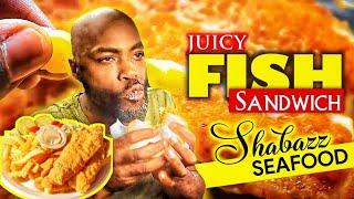 Savoring the Juicy Fish Sandwich at Shabazz Seafood – A Family Tradition in Savannah!