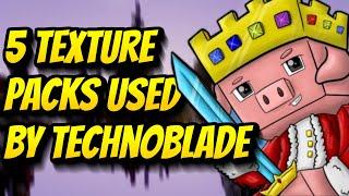 Top 5 Technoblade Texture Packs | Texture Pack Used By Technoblade | Minecraft Hypixel Skywars (1.8)