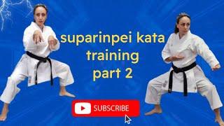 Suparinpei  kata training from shitoryu style part 2