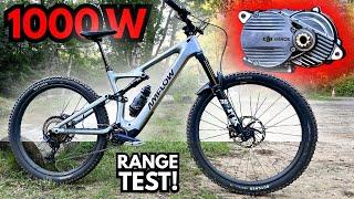 DJI Avinox 1000w Range Test | Bikepark Laps in Turbo