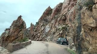 Driving in Calanques de Piana, Corsica | France