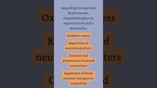 Magnesium For Cognitive Health #shorts