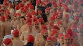 Hundreds mark the winter solstice with naked swim in Australia