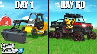 I SPENT 2 MONTHS ON A FLAT MAP IN FARMING SIMULATOR