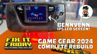 Game Gear BennVenn IPS LED Screen Install Guide and Rebuild