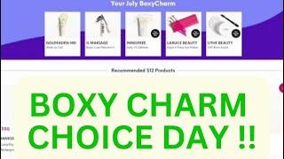 July 2024 BoxyCharm by Ipsy choice time!!