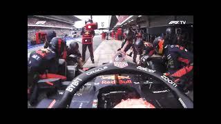 Verstappen Pit Stop 2023 Spanish Grand Prix