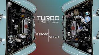 Watch JET Motors Mini Install The New Turbo Kit For The Classic Mini Cooper