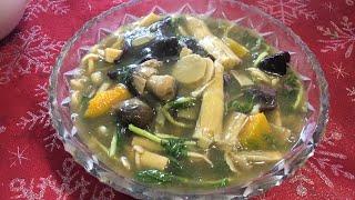 How To Make bamboo soup ແກງໜໍ່ໄມ້ แกงหน่อไม้ Home Made By Kaysone