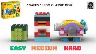 3 SAFES Lego classic 11019 ideas How to build