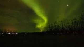 Nordlicht bei Hella (Island)