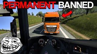 IDIOTS in Trucks #10 | Hidden ADMIN Banning HACKERS | Funny Moments - ETS2MP