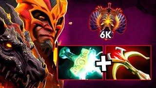 Mjollnir + Daedalus Dragon Knight Insane Burst Damage 17Kills Rampage in Immortal 6K MMR