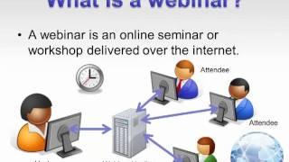 What is a webinar?  From The Beginners Guide to Webinars