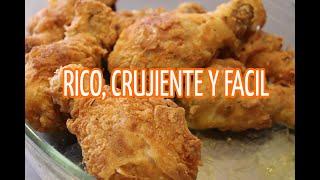 POLLO EMPANIZADO - CRUJIENTE, RICO Y FACIL