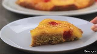 Vegan Pineapple Upside Down Cake | Easy Recipe (GF)