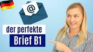 Deutsch lernen: B1 Brief schreiben│DTZ Goethe telc Prüfung