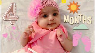 Happy four months|️Baby girl |the Hayat’s family ️