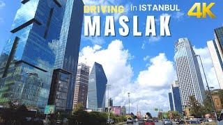 Maslak Driving Tour Istanbul- - 4KUHD  September  2021