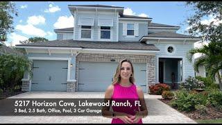 Pool home for sale in Lakewood Ranch, Florida 5217 Horizon Cove