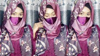 Eid special hijab tutorial(2024)||Stylish Hijab tutorial for eidTonni