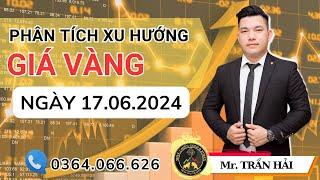 Phân tích xu hướng giá vàng (hôm nay 17/06/2024)  #dubaogiavang #nhandinhxuhuongvang #xuhướnggiávàng