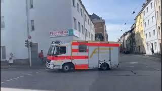 Wachausfahrt der Feuerwehr Hagen zum Brandeinsatz (OHNE DLK)