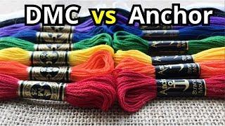 DMC vs Anchor Floss (Embroidery Thread Color Conversion Chart) What Should You Buy?