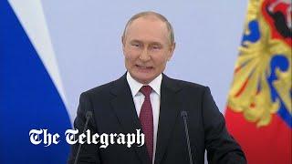 In full: Vladimir Putin officially annexing four Ukrainian regions at Moscow ceremony