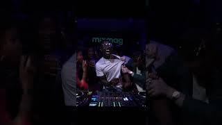 Larizzle getting the crowd jumping in the Mixmag Lab