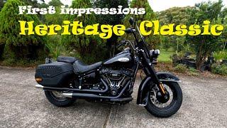 Harley Davidson Heritage Classic first impressions